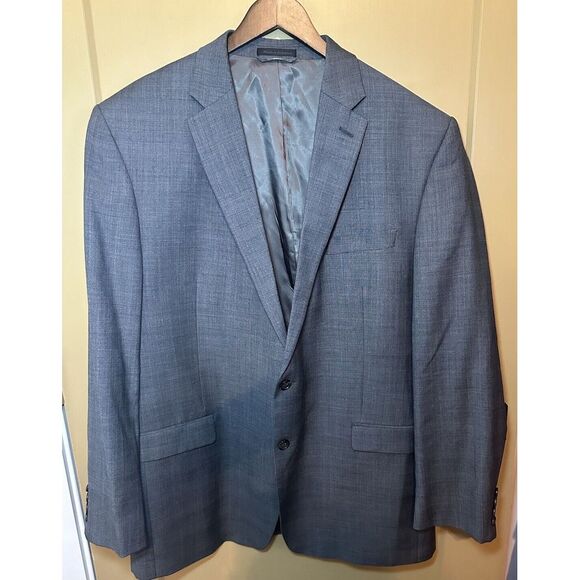 Polo by Ralph Lauren Other - Polo Ralph Lauren Jacket Mens‎ 46L Italy Soft Houndstooth 100% Wool Blazer MINT